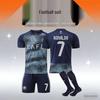 Rijád Venkovní dres #10 Mané & #7 Ronaldo Krátký rukáv Fotbalová souprava