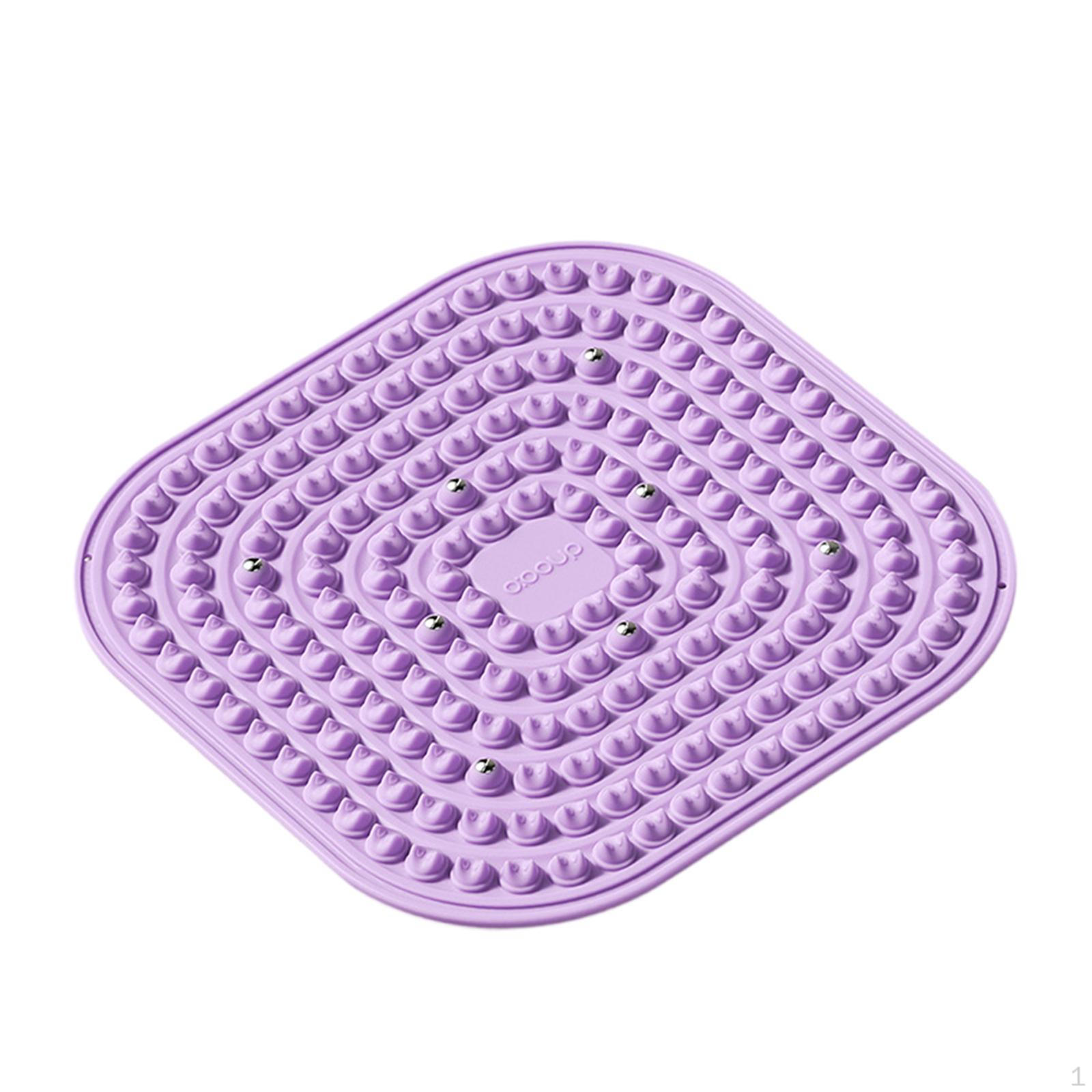 

Foot Massager Mat Lightweight Non Slip Pressure Point Pad for Travel Workout фиолетовый
