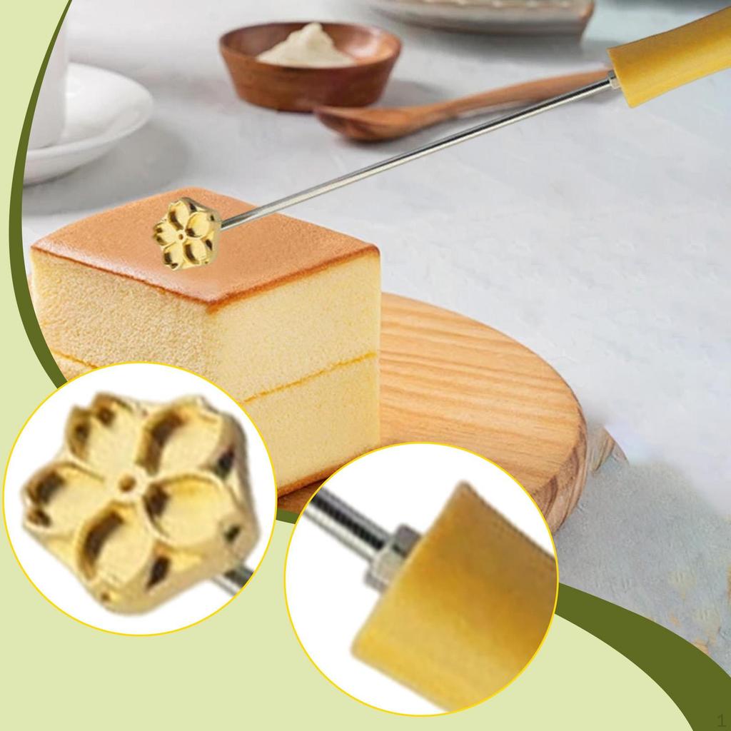 Branding Iron for Burger Cake Stamping Rust Resistant DIY Stamp Baking Tool Coconut