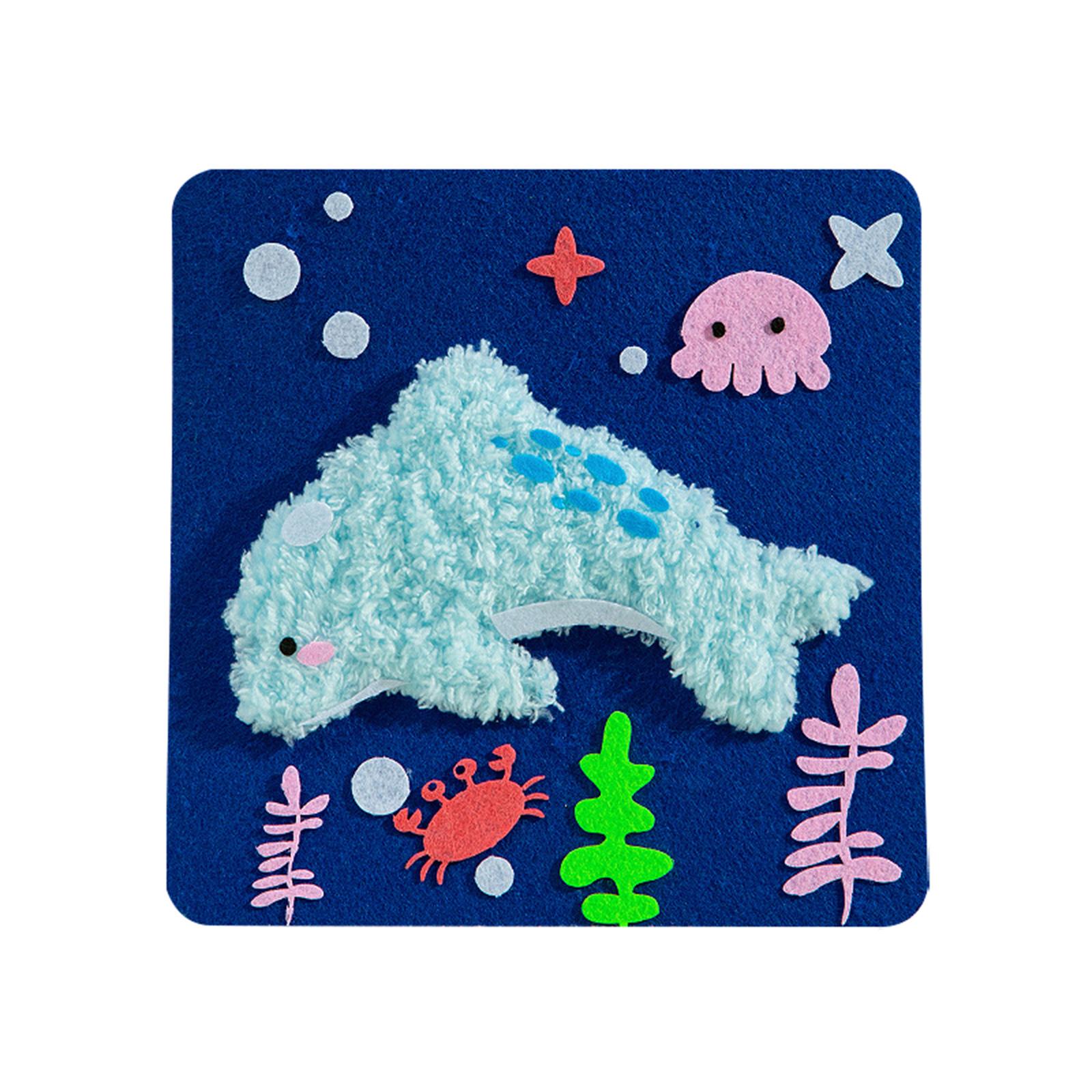 

Набор для рождественской вышивки своими руками, Рождественский набор для рукоделия своими руками, Милый питомец, декоративный швейный проект, Детский набор для творчества One Size