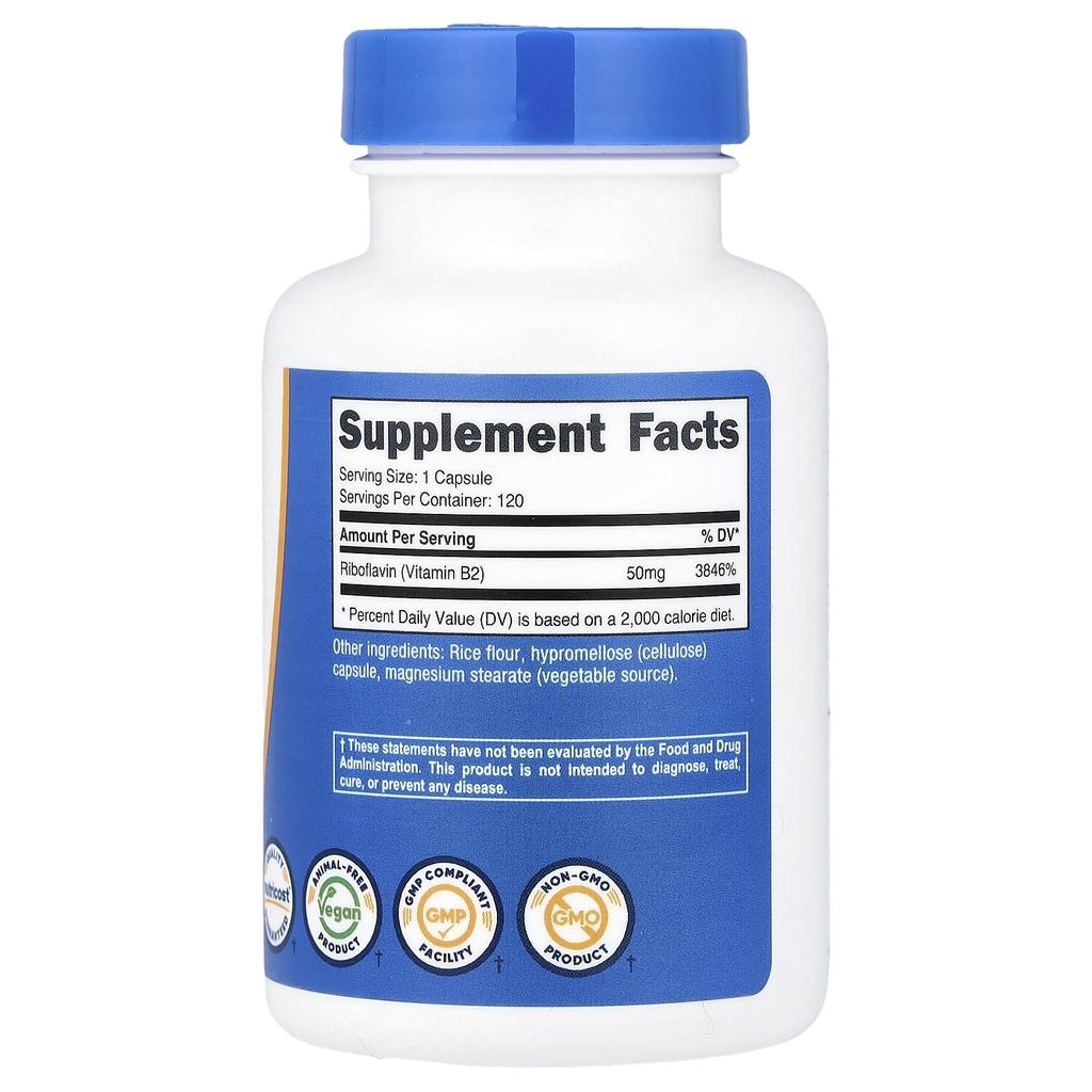 Nutricost, R-5-P, 50 mg, 120 capsules