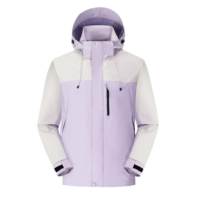 2024 Bei Jia Unisex Waterproof Windbreaker Jacket - Trendy Spring & Autumn Casual Coat for Couples