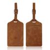Fashion Leather Luggage Tag Travel Portable Baggage Label Universal Travel Accessories