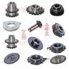 Custom Double Row Sprocket with Keyway and Machining Modifications