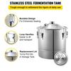 SucceBuy Water Alcohol Distiller 304 Stainless Steel Alcohol Distiller Home Kit Boiler for Home and Outdoor in restaurants farm