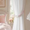 Umbra Studio 1 Pair Faux Pearl Curtain Tiebacks, Elegant Beaded Holdbacks, Woven Rope Decorative Drapery Holders for Living Room Bedroom Kitchen