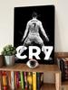 Cristiano Ronaldo Siuuu Ποδοσφαιριστής Μεταλλική Αφίσα Διακοσμητικά Πλαίσια Τοίχου Προσαρμοσμένες Μεταλλικές Πινακίδες από Κασσίτερο για Διακόσμηση Τοίχου