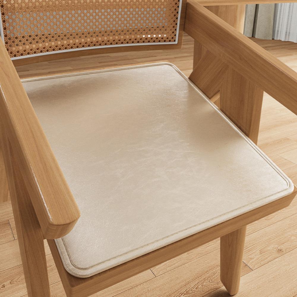 High Resilience Dining Chair Cushion 40×40cm/45×45cm Chair Seat Pad Leather Chair Pad  Home Decor