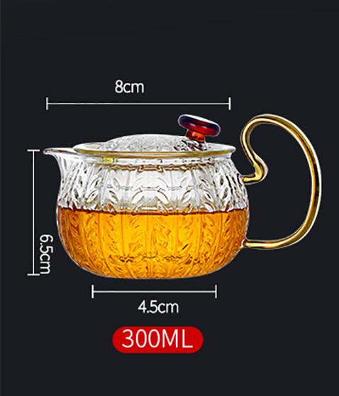 Glass Teapot Puer Kitchen Accessories Tea Teapots Kettle Coffee Pots Teaware Set Infuser Pot Dining Bar Home Garden