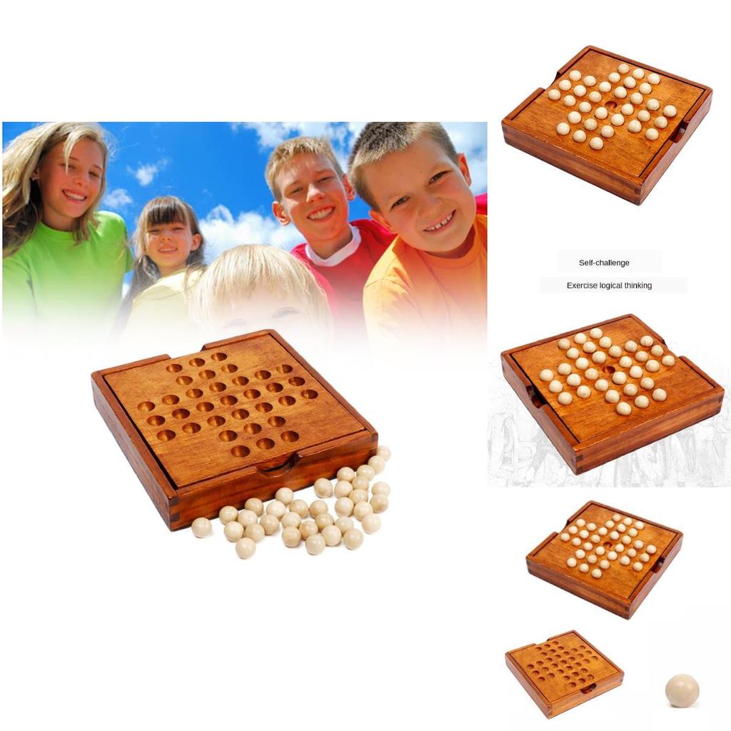 Premium Wooden Single Noble Chess Game For Kids Engaging Educational Play Experience