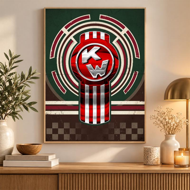 Kenworth Diamond Painting Kit 5D Full Drill DIY Diamond Mosaic Wall Art Home Decor