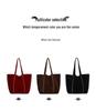 Retro Rivet Soft Surface Large Women's Tote Handbag