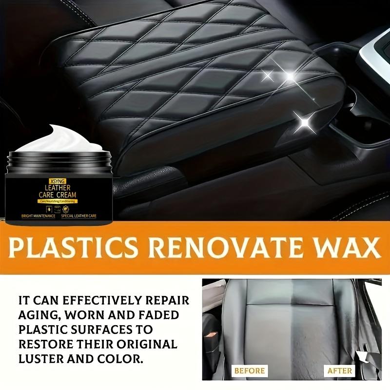 Automotive interior leather care cream, dashboard polishing, seat cushion refurbishment, used for automotive repair and interior care products