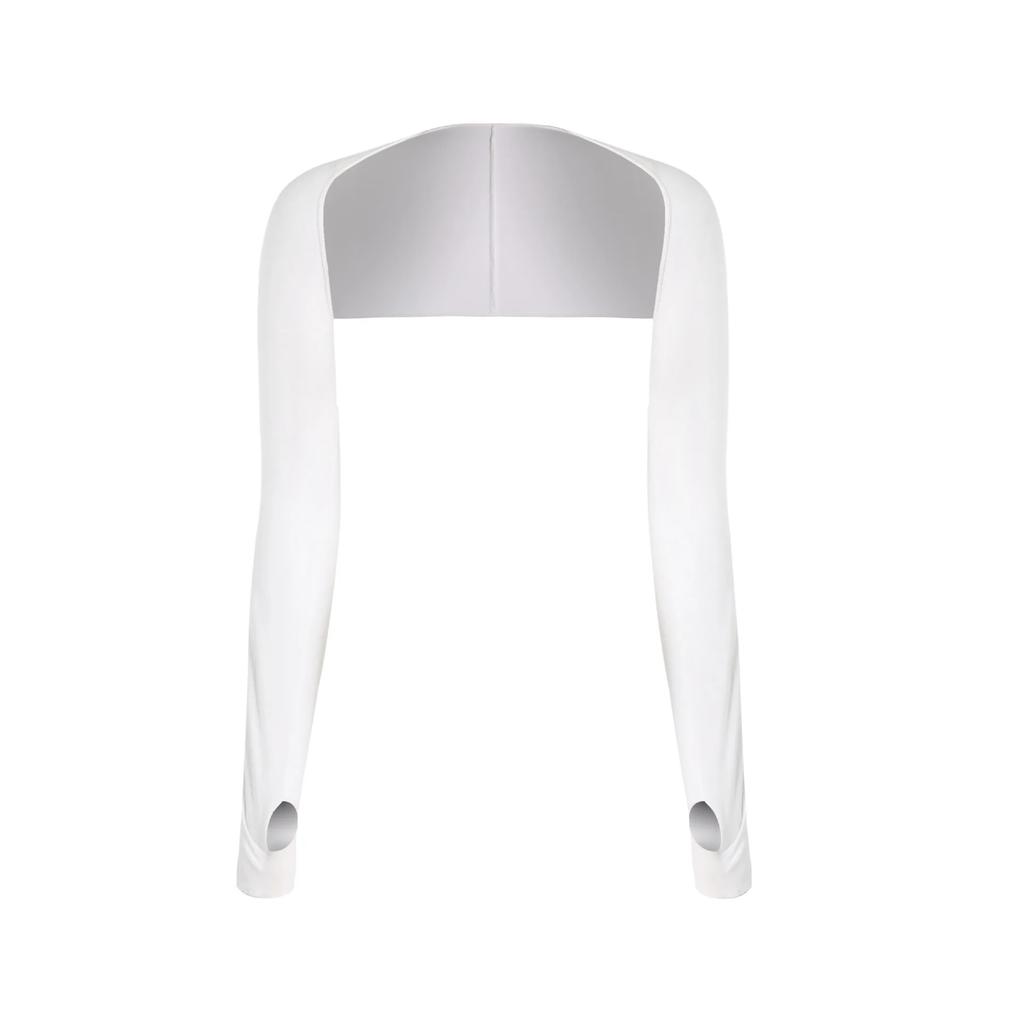 1pc Outdoor Cycling Drive Cool Feeling Viscose Filament Sunshade UV Resistant Golf Sleeve Shawl Shoulder Length Straight Sleeve