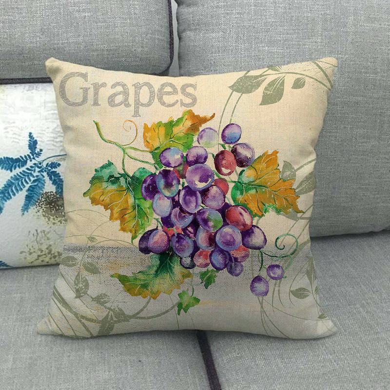 Orange Fruit In Modern Minimalist Style Digital Printing Short Plush Pillow Covers For Car Sofa Office Cushion Cover Home Goods