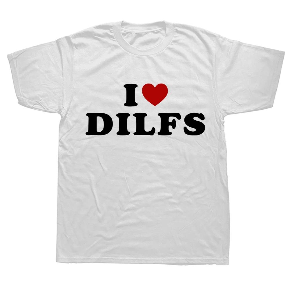 Funny Dilf Hunter Single Mom Adult Joke Sarcastic T Shirts Graphic Streetwear Short Sleeve Harajuku Boyfriend Husband Tshirt