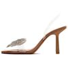 Pu Open Toe Stiletto Heels Strap Sandals Women Sandals Transparent 2315110111