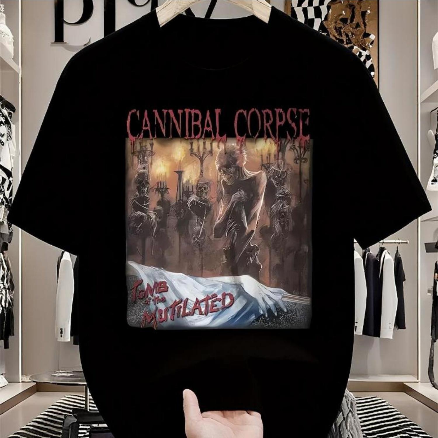 

Summer Bestseller_ Death Metal T-shirt for Men By The Zombie Band _Tomb of A Broken Limb_ - Iconic Album Cover with Lyrics XXXXXL чорний