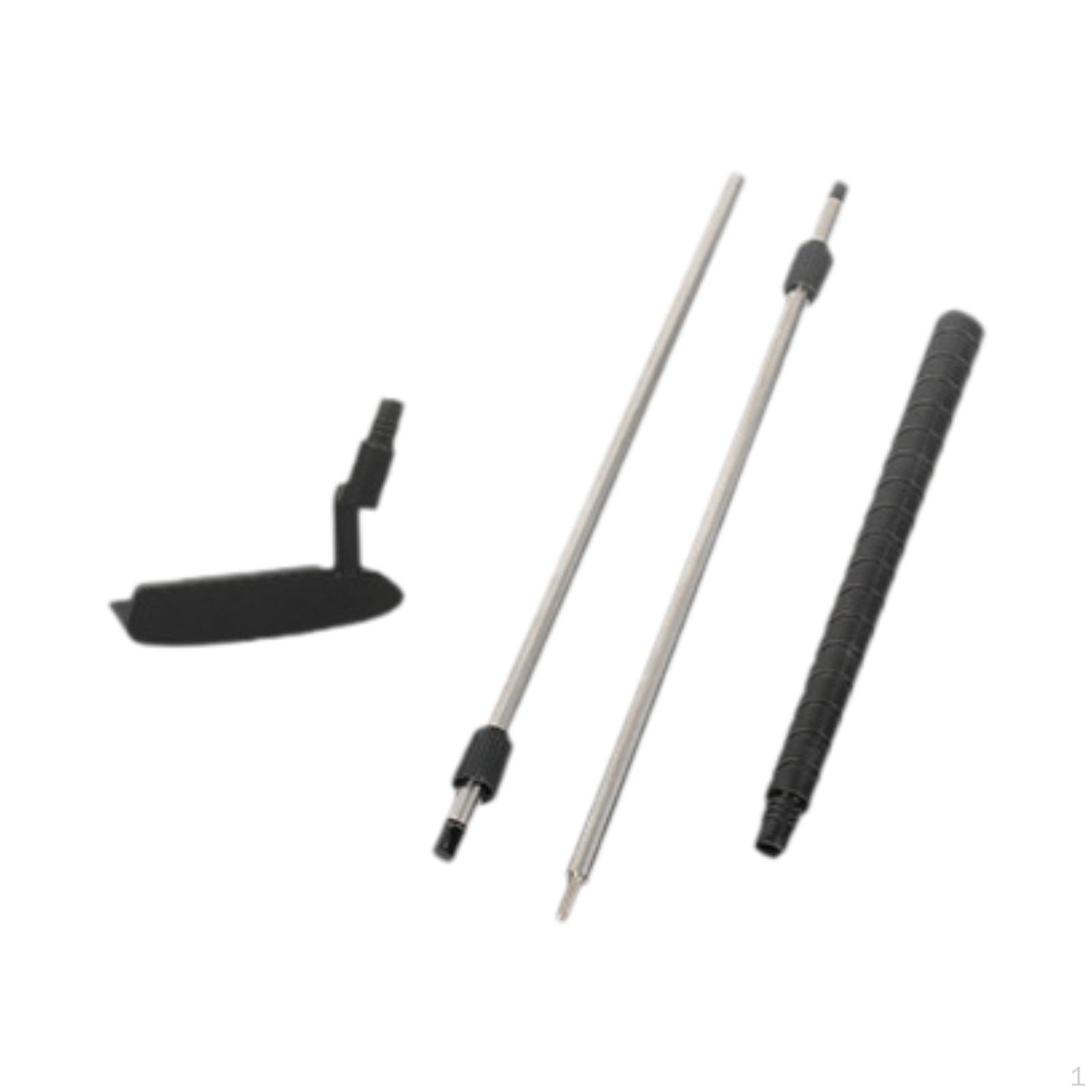 Detachable 3-section Golf , Portable Putter for Right-handed Adults A