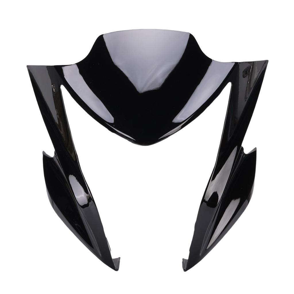 Motorcycle Front Upper Nose Headlight Fairing Cover Headlight Fairing Cowl Replacement for ER6N ER 6N 2012 2016 Black
