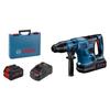 Bosch Professional Biturbo 18V-36C GBH SDS-Max Hammer Drill + 7J + 2 Procore 5.5Ah Batteries + Charger + Case - 0611915003