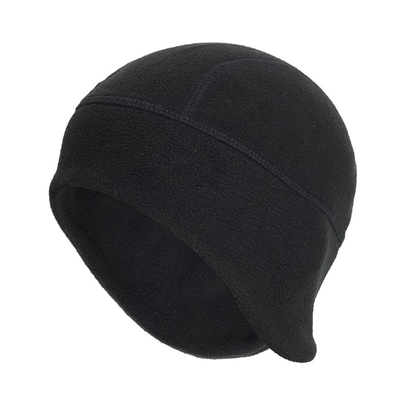 Winter Outdoor Warm Beanie Rocker Fleece Ear Protection Cap Windproof Coldproof Headwrap Hat Lined Hat Bicycle Riding Hat