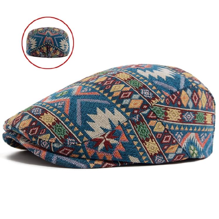 Elegant Embroidered Beret Hat Stylish Unisex Accessory Comfortable Wear For Outdoor Adventures And Social Gatherings