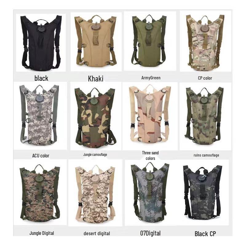 Long-Distance Mountaineering Hydration Backpack with 3L Water Bladder - Multifunctional, Large Capacity Pack