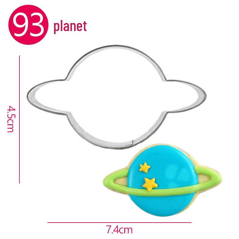 Alien Planet Star Cookie Cutter - Outer Space Baking Mold