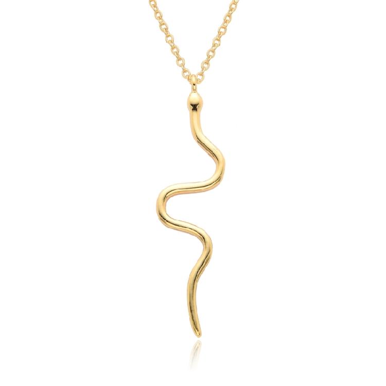 Snake Charm Necklace Enhancing Styles Trendy Women Accessories Fashion Statement Necklace for Parties and Gatherings