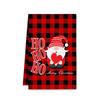 Christmas gift hanging kitchen towel hand wipe absorbent towel household bathroom cartoon hanging towel cleaning rag