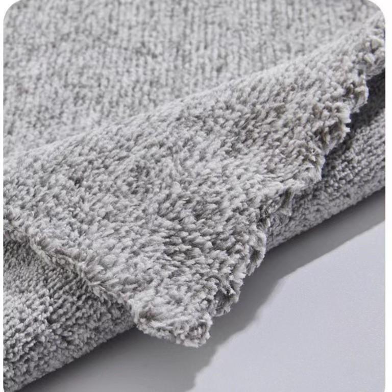 

Thick Bamboo Charcoal Kitchen Dishcloth - Absorbent, Lint-Free, Decontaminating Towel Unpackaged