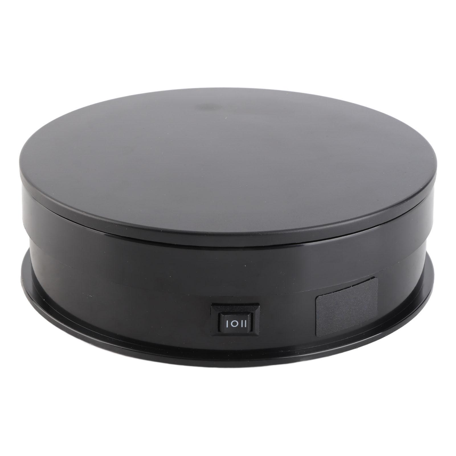 

Still Turntable 15 см пульт дистанционного управления скоростью вращения Электрический вращающийся поворотный стол Дисплей Стенд Фотография чёрный