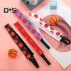 Girls Sports Headband Athletic Hair Band Elastic Headband with Basketball Pattern for Soccer Running Sweatband Sports Accessories