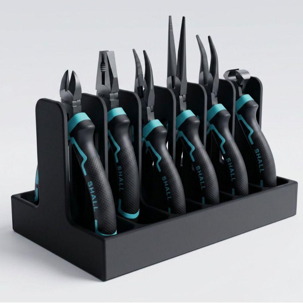 Non-Slip Pliers Holder 3D Printed Pliers Sorting Stand Practical Pliers Storage Rack Desktop