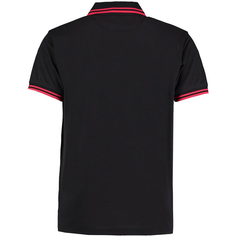 Kustom Kit Mens Tipped Piqué Short Sleeve Polo Shirt