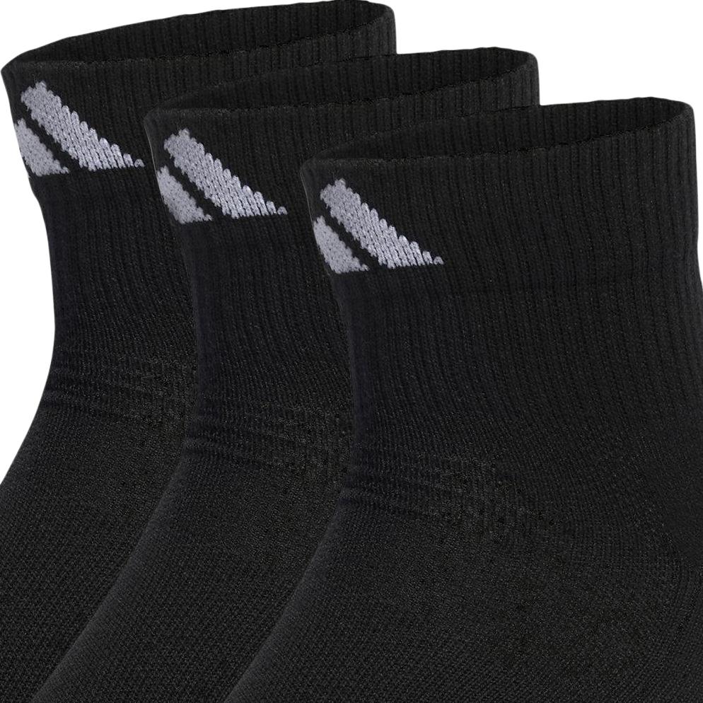 adidas Ankle Socks Unisex 3 Pack Black IC9530