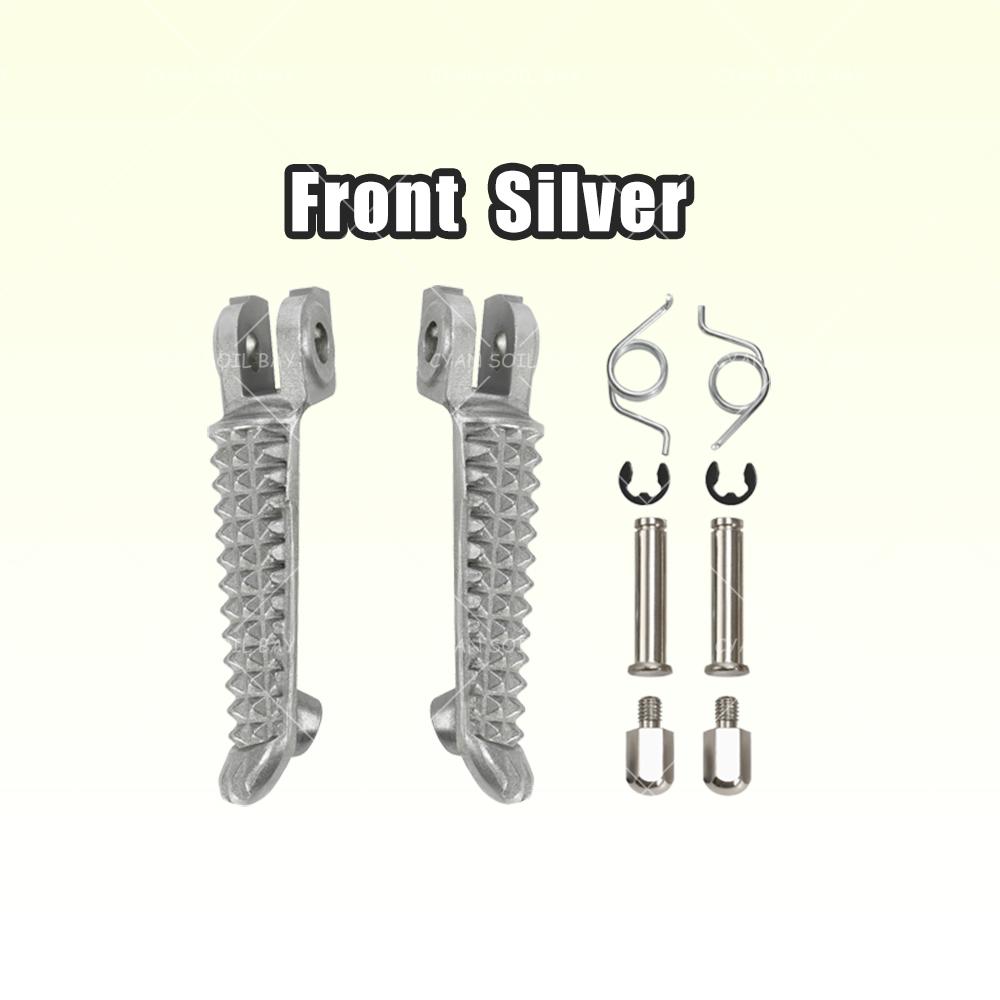 1 par motorcykelfotpinnar för Yamaha YZF R1 1998-2024 R6 2003-2020 YZF R6S R1M Fotpinnar Bakre Främre