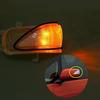 Right For Honda Fit Jazz 2008-2013 Rearview Mirror Cover with Turn Signal Light
