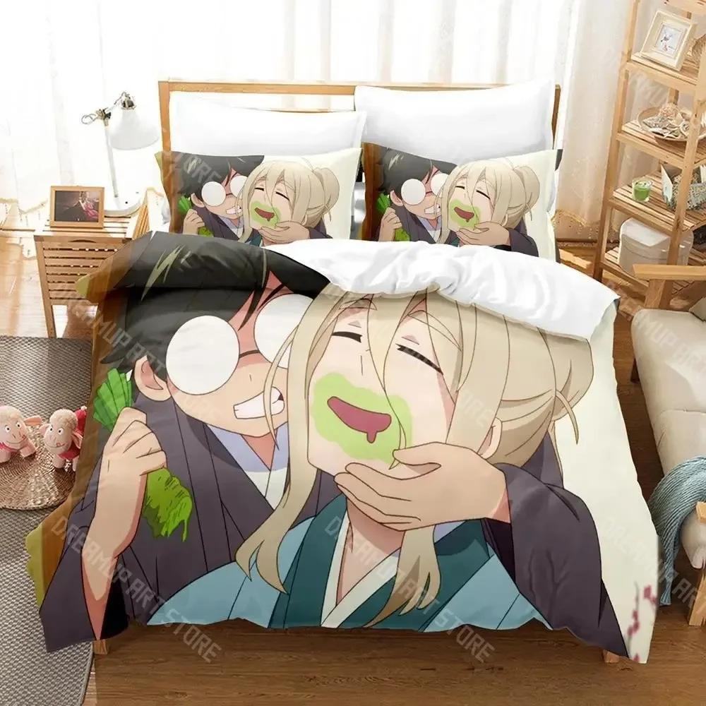 3D Print My Master Has No Tail Anime Bedding Set Single Twin Full Queen King Size Bed Set Adult Kid Bedroom Duvet Cover Sets