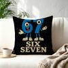 Cartoon  Six Seven Cushion  Decorative Room Aesthetics Pillow Case Home Decor Bedroom Sofa Bed Pillow Cover x