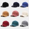 Hat Men's Early Autumn Light Board Corduroy Baseball Cap Women's Literary and Retro Solid Color Cap Couple Curved Brim Hat