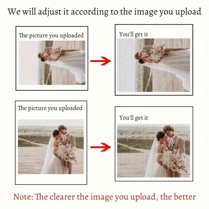 Customized DIY Paper Puzzles, Photo-customized Portrait Paintings, Real-life Objects, Couple's Handmade Creations, Family Albums, Wedding Photos
