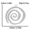 Unevenness Metal Irregular Stainless Steel Heart Charms For Jewelry Making Supplies 6pcs Diy Sea Shell Round Rectangle Pendant