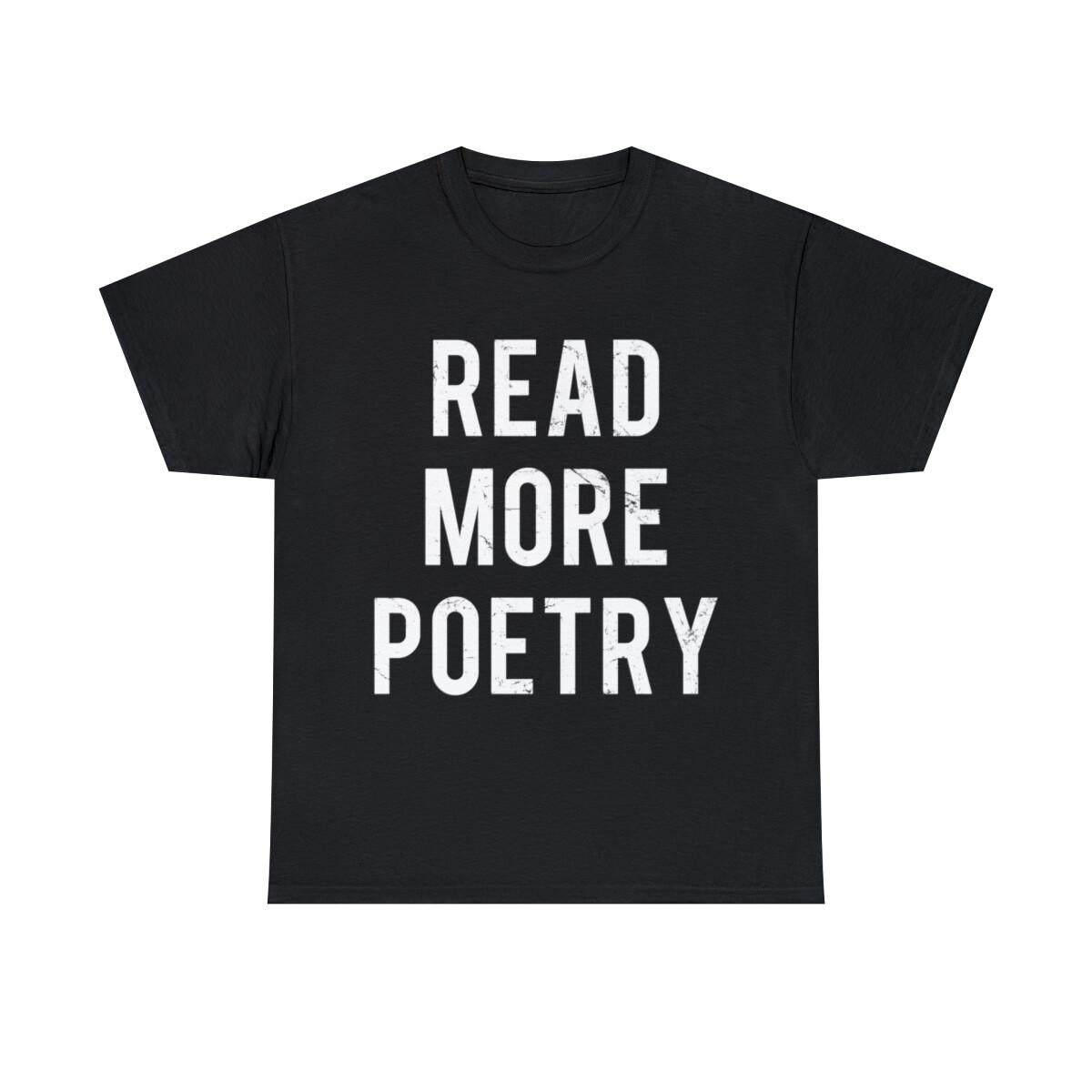 Read More Poetry Graphic Tee Shirt, S-5XL XXL