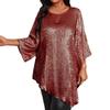 Women's Summer Loose Casual Crew Neck Seven-point Sleeve T-shirt