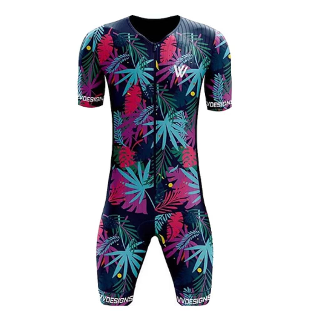 Women`s Summer Short Sleeve Triathlon onesie