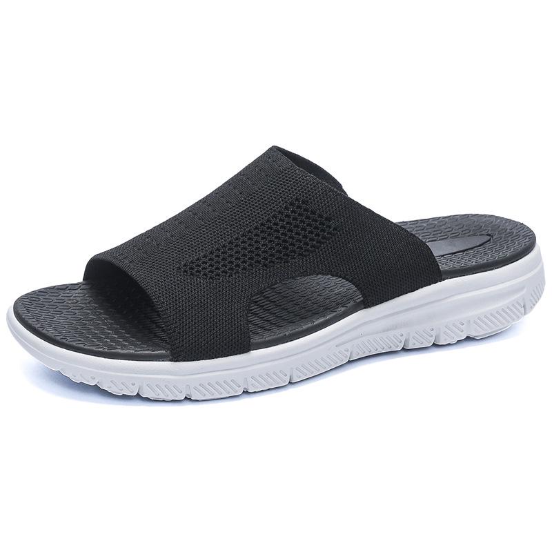 Men s Trendy 2024 Non-slip Woven Strap Lightweight Flat Casual Sandals 43