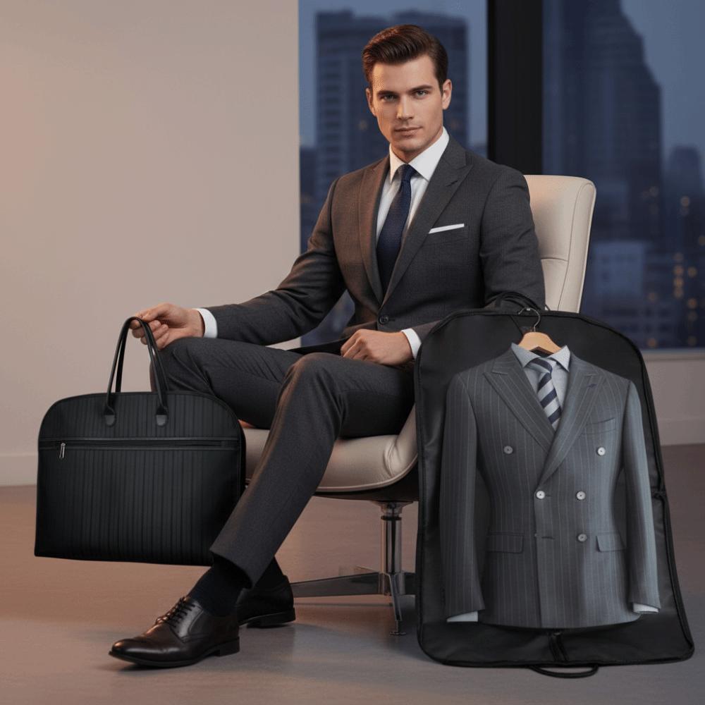 Zipper Closure Dust Cover Thickened Suit Storage Bag Suit Protection Case  Suit Dustproof Storage