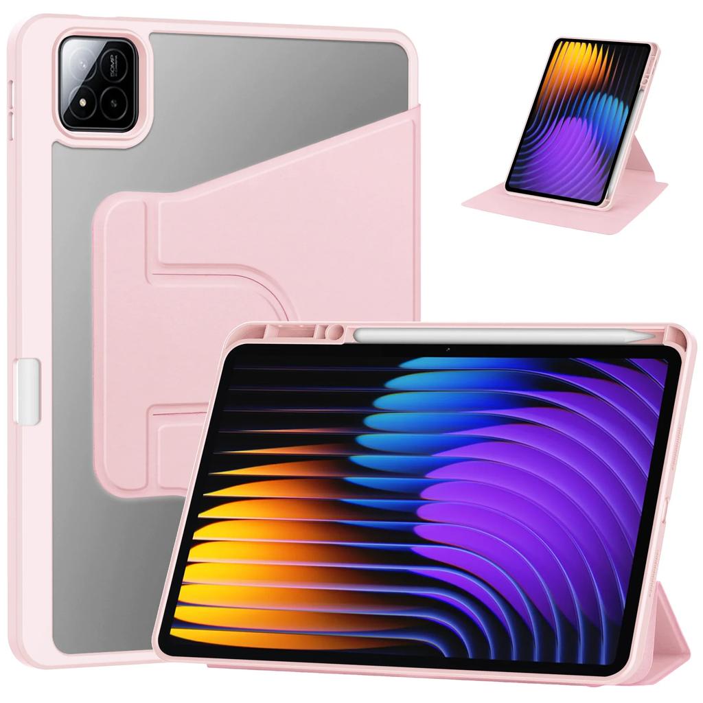 360 Rotation Cover For Pad 7 Case with Pencil Holder Cover For Coque Pad 7 Pro Mi Pad 7 Case 11.2"Tablet Case